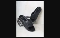 Yoho All-Terrain Men’s Black Sliders, Size 8, at ₹189