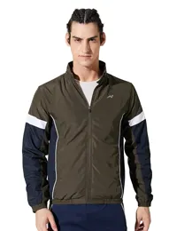 Symbol Mens Windbreaker, Olive, XL